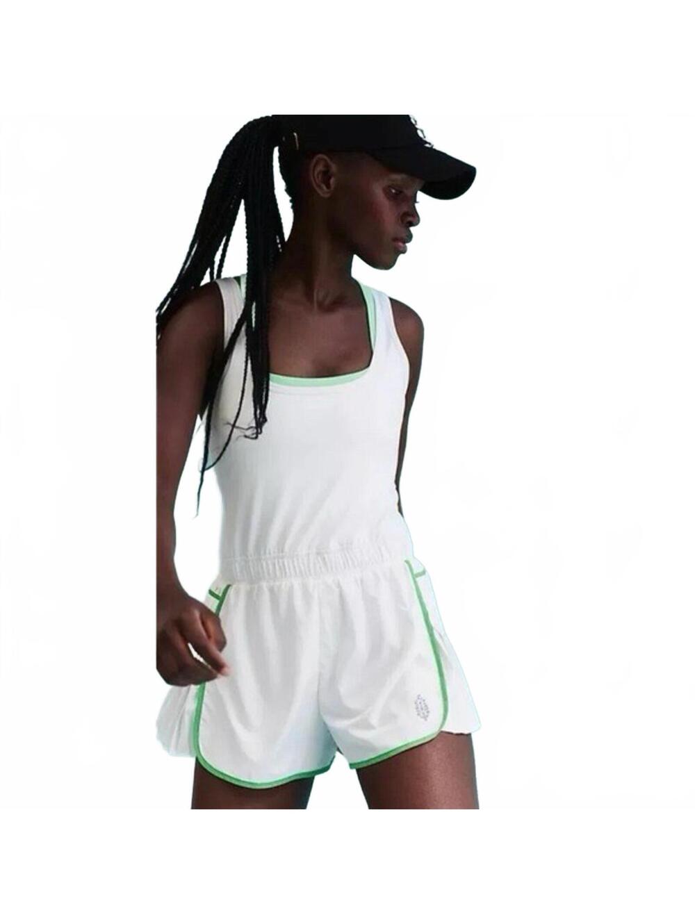 NWOT Free People Movement EasyTiger Shortsie Romper Tennis/golf Dress Sz M #1373